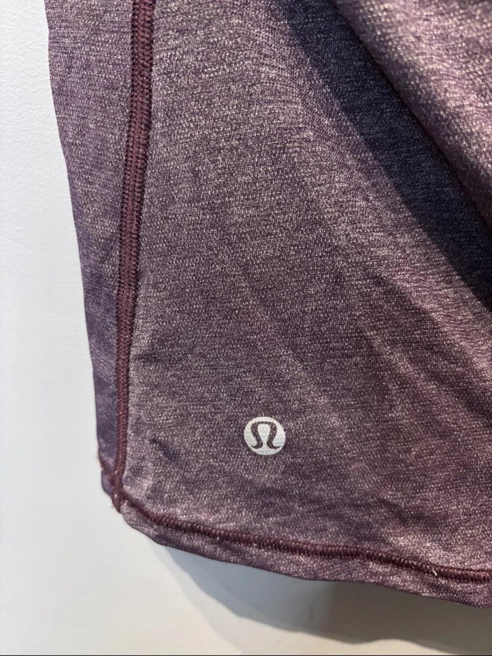 Lululemon 2-In-Run Tank Heathered Deep Zinfandel / Deep Zinfandel - Picture 6 of 8